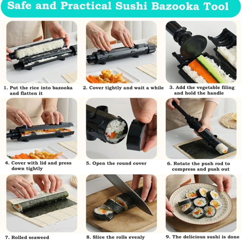Sushi Making Kit,Bamboo Sushi  - огляд і ціна Sushi Making Kit