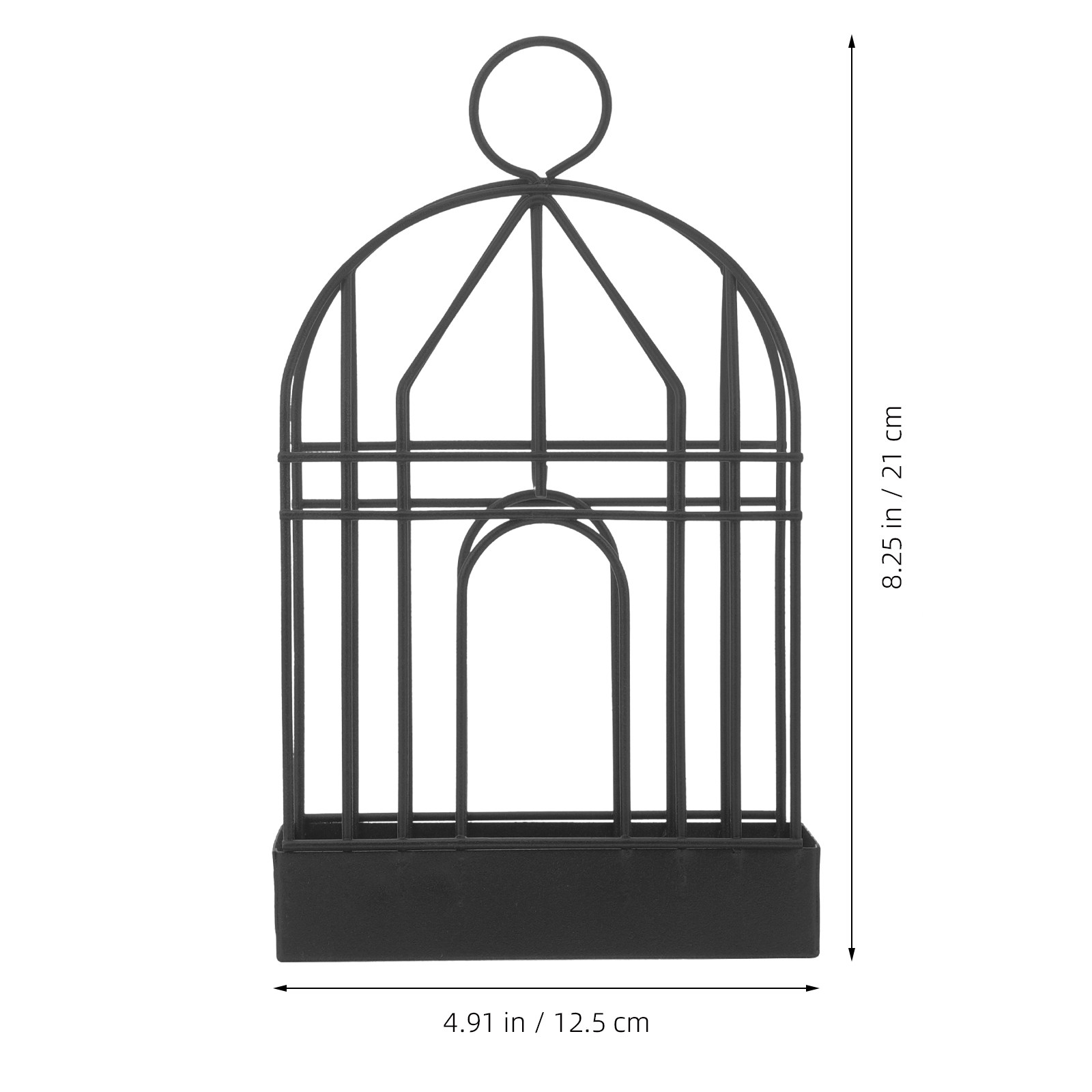 Black Retro Iron Birdcage Brac - огляд і ціна Incense Holder