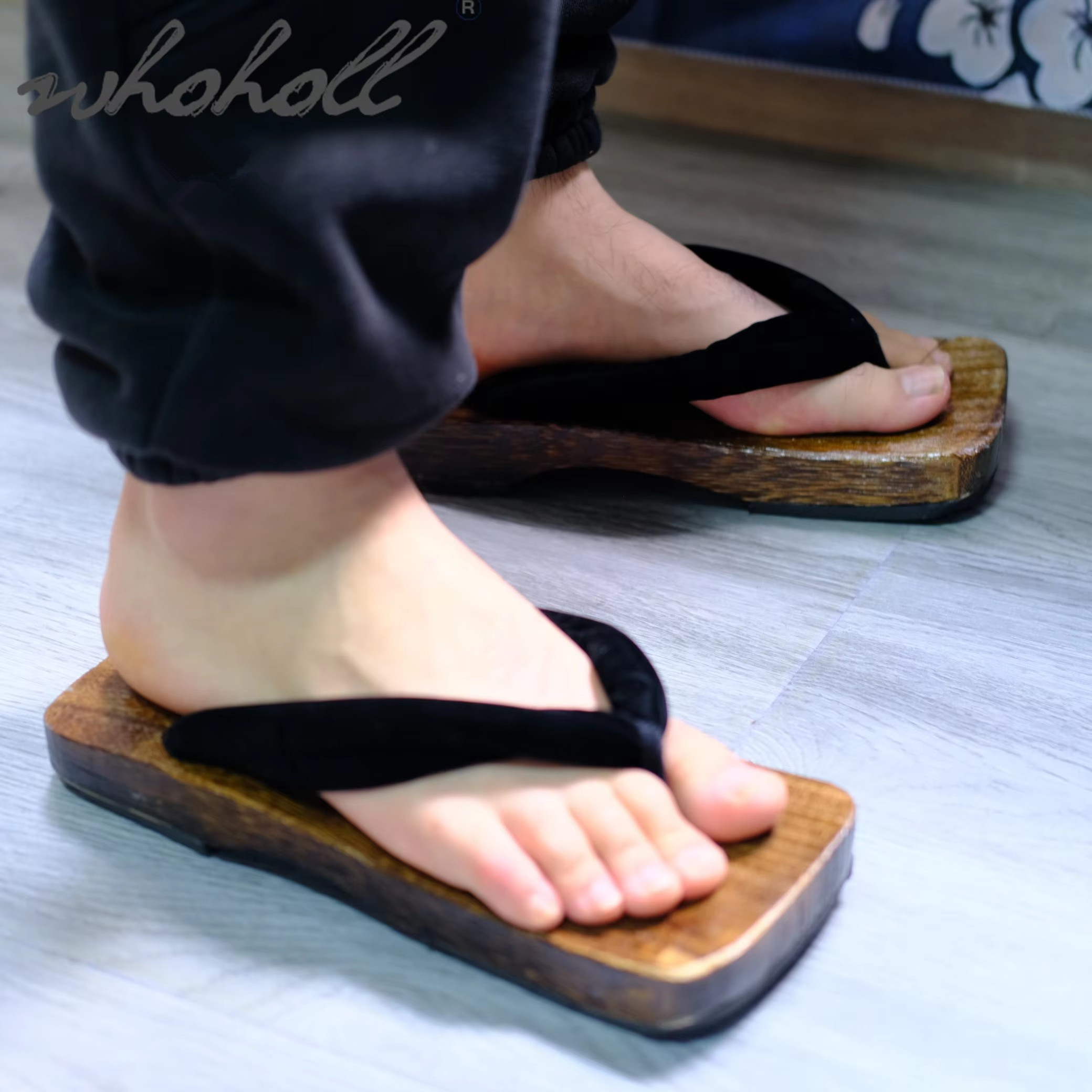Man Slippers Japanese Geta Fli - огляд і ціна Geta Wooden Sandal