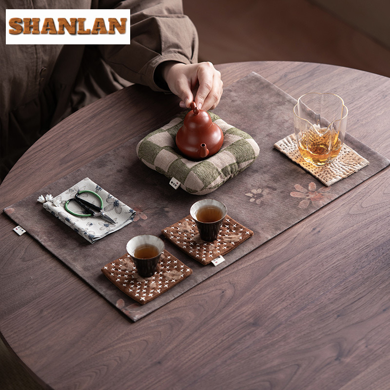 Chinese Zen Woven Brocade Tea  - огляд і ціна Japanese Tea